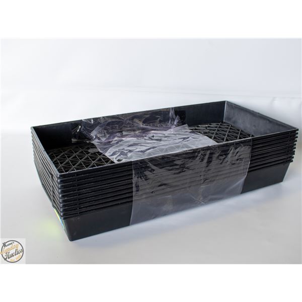 NEW 10 MESH BOTTOM 1020 TRAYS FOR