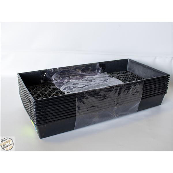 NEW 10 MESH BOTTOM 1020 TRAYS FOR