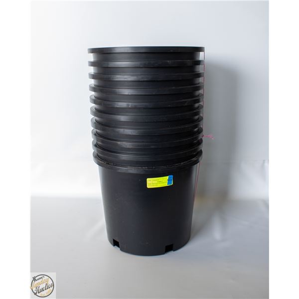 NEW 10X5 GALLON HARD SQUAT POTS GRO PRO