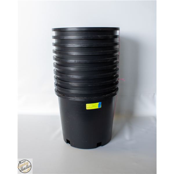 NEW 10X5 GALLON HARD SQUAT POTS GRO PRO