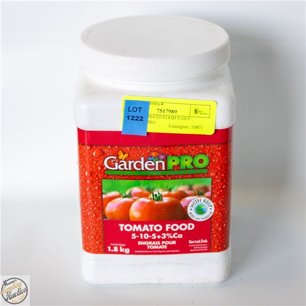 1.8 KG TOMATO FOOD 5-10-5 GARDEN PRO