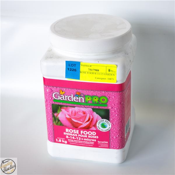 1.8 KG ROSE FOOD 8-14-12 GARDEN PRO
