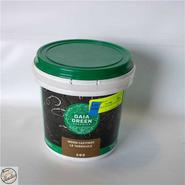 1 KG WORM CASTINGS GAIA GREEN ORGANICS