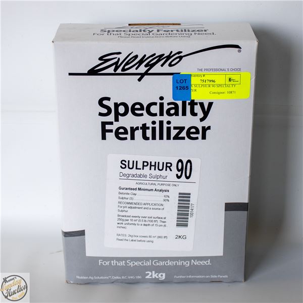 2 KG BOX SULPHUR 90 SPECIALTY FERTILIZER