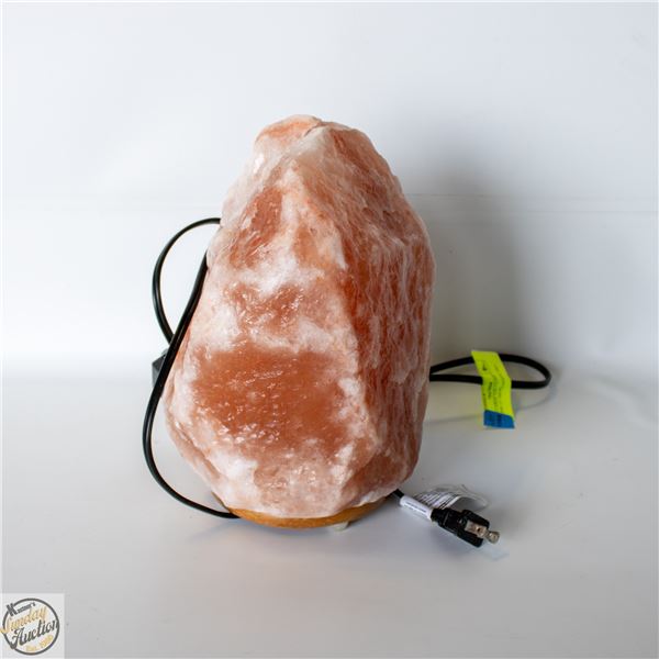 19.8LBS LARGE SALT LAMP WORKING 11” HIGH