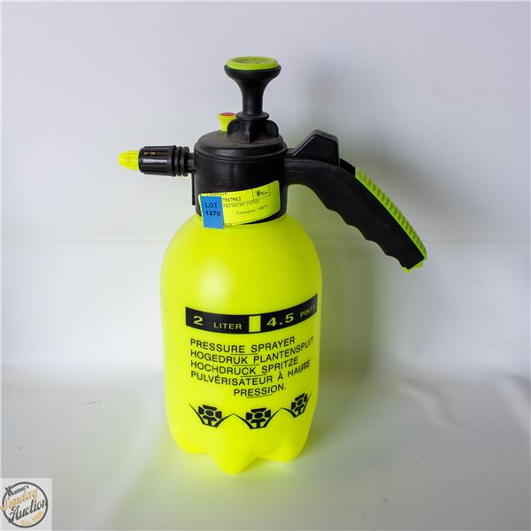 NEW 2 LITER PRESSURE HAND SPRAYER