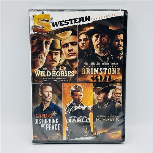 NEW DVD "5 WESTERN FILM COLLECTION"