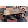Image 1 : NEW ASSEMBLED SHOE RACK HALL BENCH 20.5"X12"X36"
