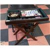 Image 1 : ROULETTE/BLACK JACK/CRAPS TABLE WITH GAME PIECES/