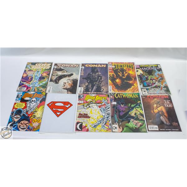 LOT OF 10 COLLECTOR COMICS