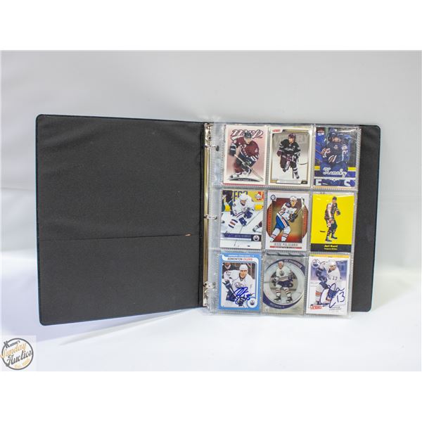 HOCKEY CARD ALBUM STARS & AUTOGRAPHS