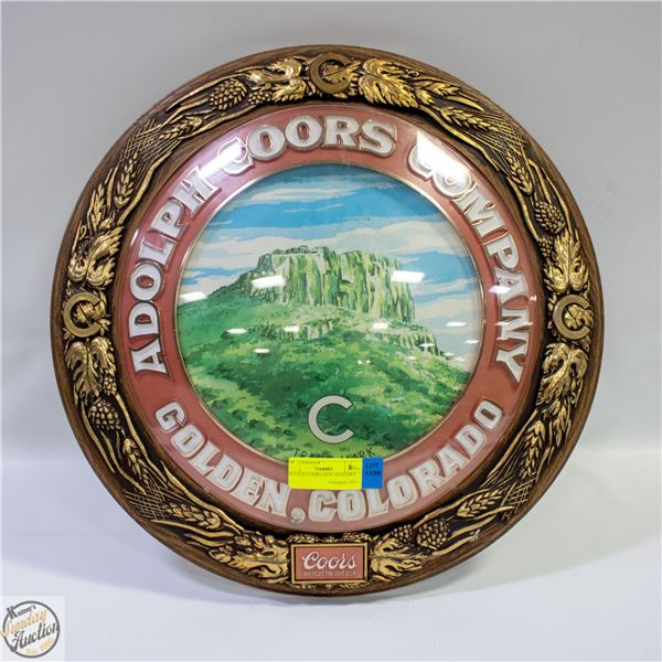 VINTAGE COORS SIGN 18 INCHES