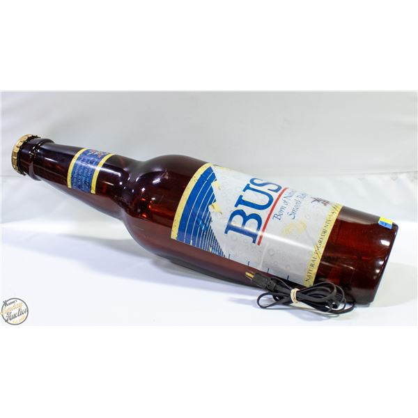 VINTAGE BUSCH BEER LIGHTED SIGN