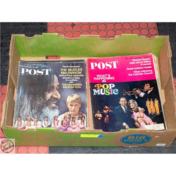 VINTAGE SATURDAY EVENING POST 22 ISSUES