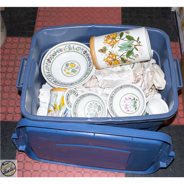 VINTAGE BOTANICAL GARDEN DISHWARE