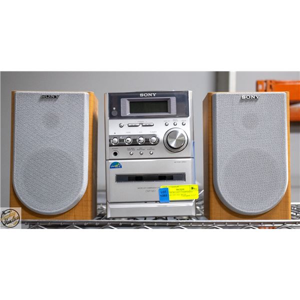 SONY MICRO HIFI COMPONENT SYSTEM CMT-NE3 WITH