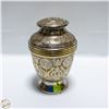 Image 1 : ESTATE ELEGANT BRASS URN 8" X 11"
