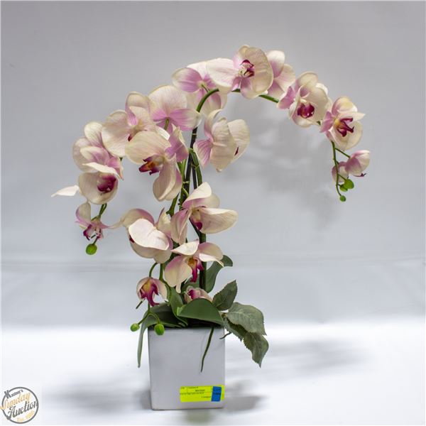 FAUX ORCHID IN POT