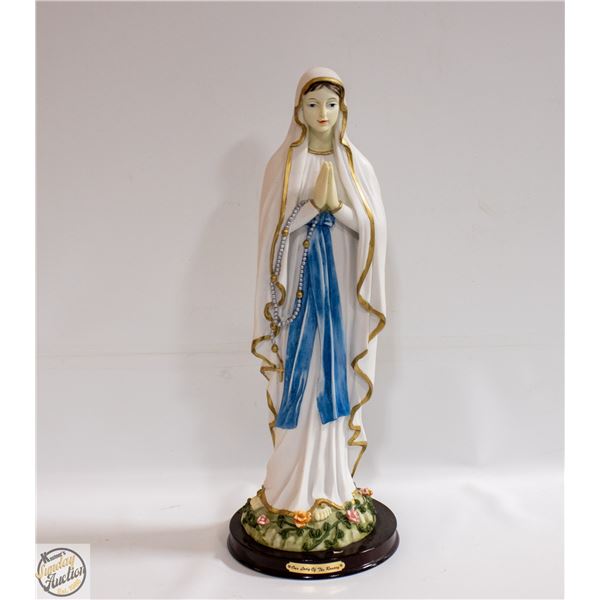 STATUE "OUR LADY OF THE ROSARY" 18" TALL
