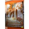 Image 1 : CANVAS PRINT STONE STAIRWAY 2' X 31"