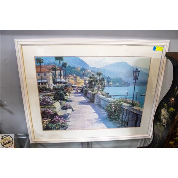 BELLAGIO PROMENADE PRINT BY HOWARD BEHRENS