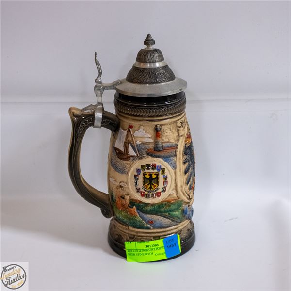 ZOLLER & BORNM LIMITED EDITION BEER STEIN WITH