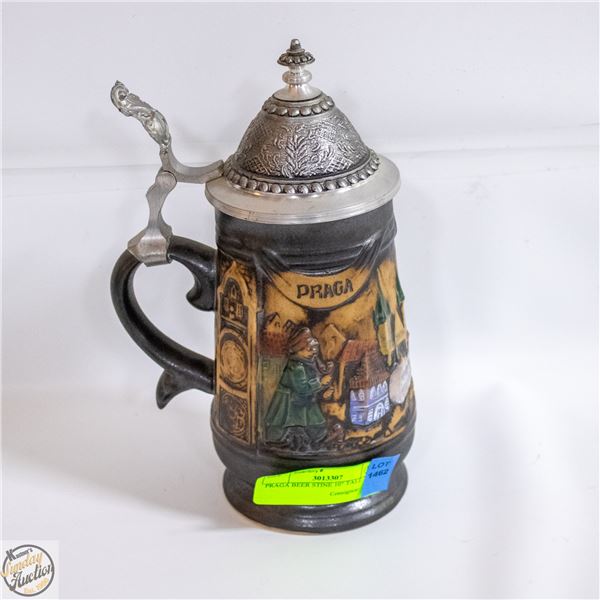PRAGA BEER STEIN 10" TALL