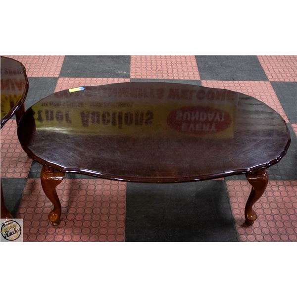 MAHOGANY COFFEE TABLE