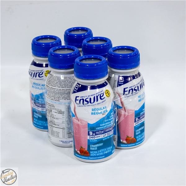 ENSURE 6X235 ML 1 STRAWBERRY EX.7/26.
