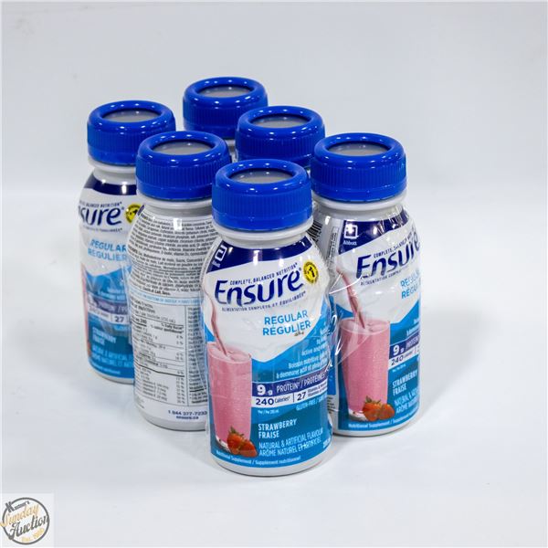 ENSURE 6X235 ML 1 STRAWBERRY EX.7/26.