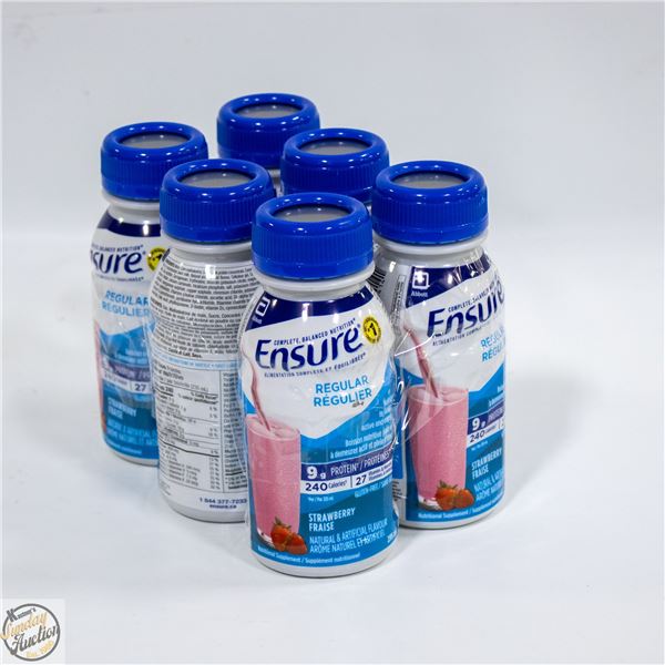 ENSURE 6X235 ML 1 STRAWBERRY EX.7/26.