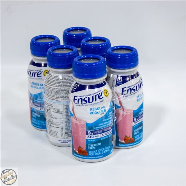ENSURE 6X235 ML 1 STRAWBERRY EX.7/26.