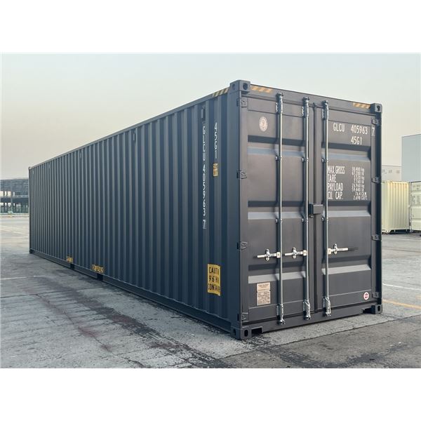 *OFF-SITE* 40FT HC GRAY ONE TRIP SEACAN