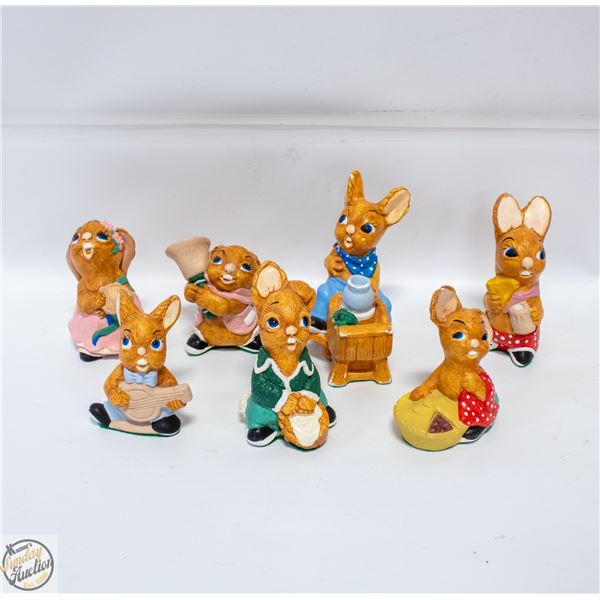 7 PENDELFIN FIGURINES