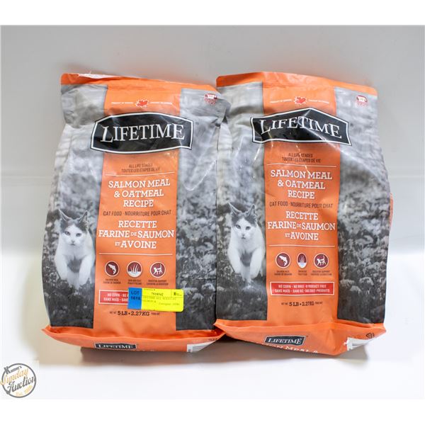 2X5LB LIFETIME ALL AGES CAT FOOD SALMON &