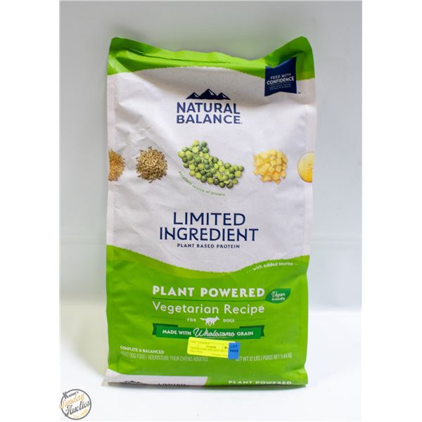 12LB NATURAL BALANCE ADULT DOG FOOD