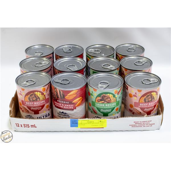 12X368G NATURAL BALANCE ASST DOG FOOD