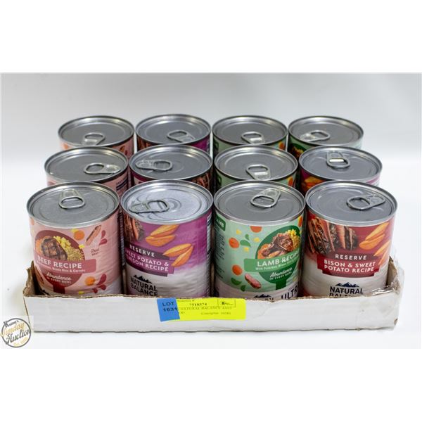 12X368G NATURAL BALANCE ASST DOG FOOD