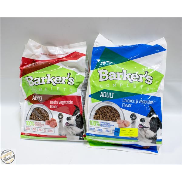 2X5LB BARKER'S ADULT DOG FOOD BEEF