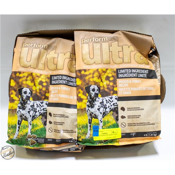 2 X 4LB PER FORMATIN ADULT DOG FOOD