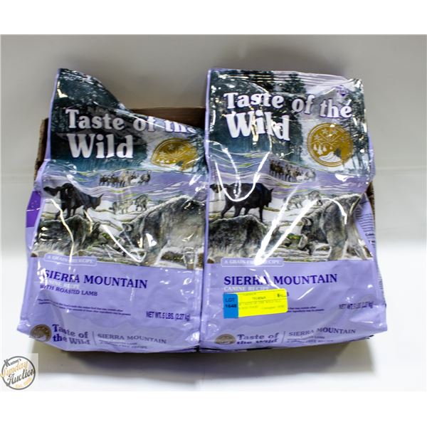 2X5LB TASTE OF THE WILD ALL AGES DOG FOOD