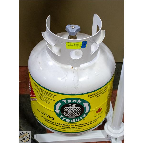 7.7KG PROPANE TANK - HALF FULL