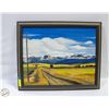 Image 1 : ORIGINAL PAINTING "CHIEF MOUNTAIN" 19" X 23"
