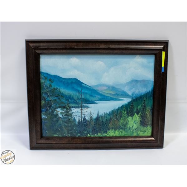 ORIGINAL PAINTING "BLUE MOUNTAIN" 15" X 19"