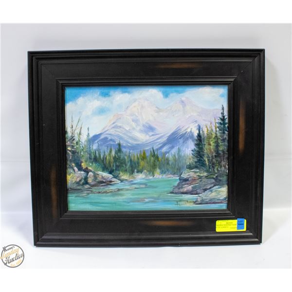 ORIGINAL PAINTING "JASPER" 19" X 16" BY ALBERTA