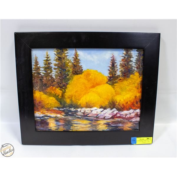 ORIGINAL PAINTING "DEMO" OIL PAINTING 17.5" X 14.5