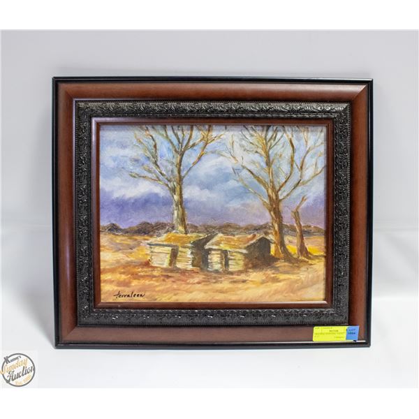 ORIGINAL PAINTING "GONE" OIL 20" X 17"