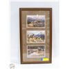 Image 1 : 3 SCENE FRAMED + MATTED ISABEL LEVESQUES