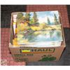 Image 1 : BOX OF ORIGINAL CANVAS ARTWORK ARTIST
