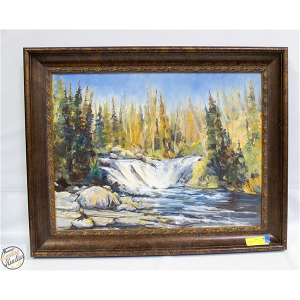 FRAMED ORIGINAL PAINTING ARTWORK